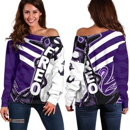 Fremantle Women Off Shoulder Sweater Freo