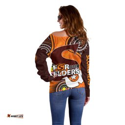 Scorchers BBL Off Shoulder Sweater Aboriginal NAIDOC For Our Elders