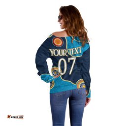 Personalised NAIDOC Week NRL Titans For Our Elders Off Shoulder Sweater