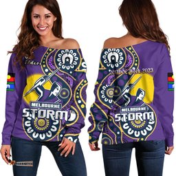 Storm Rugby NAIDOC Off Shoulder Sweater For Our Elders Aboriginal