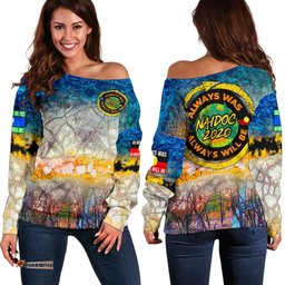 Off Shoulder Sweater Naidoc Week Sweater