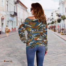 Indigenous All Stars Women's Off Shoulder Sweater