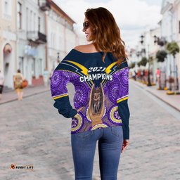 Melbourne Storm Indigenous Off Shoulder Sweater Provan Summons Trophy
