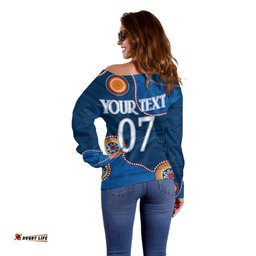 Personalised NAIDOC Week NRL Knights For Our Elders Off Shoulder Sweater