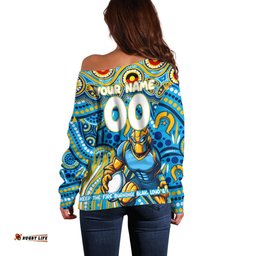 Custom Australia NAIDOC Week 2024 Off Shoulder Sweater Titans Mascot Keep The Fire Burning