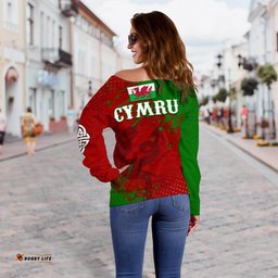 Wales Off Shoulder Sweater The Great Cymru