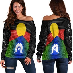 Naidoc Women's Off Shoulder Sweater We Always Together