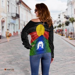 Naidoc Women's Off Shoulder Sweater We Always Together