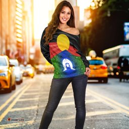 Naidoc Women's Off Shoulder Sweater We Always Together