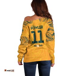 Mary Fowler Australian Matildas Off Shoulder Sweater