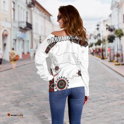 South Sydney Off Shoulder Sweater Indigenous Rabbitohs