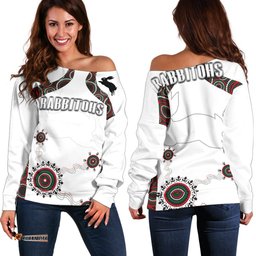 South Sydney Off Shoulder Sweater Indigenous Rabbitohs