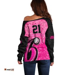 Sydney Sixers Custom Off Shoulder Sweater BBL Cricket Team 2024