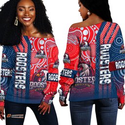 Vibe Hoodie Clothing Sydney Roosters Sporty Style Off Shoulder Sweaters