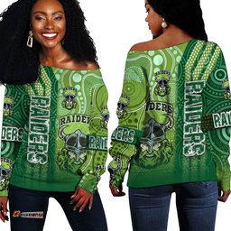 Vibe Hoodie Clothing Canberra Raiders Sporty Style Off Shoulder Sweaters
