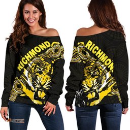 Richmond Off Shoulder Sweater Power Tigers Indigenous