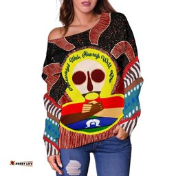 Aboriginal and Torres Strait Islander Off Shoulder Sweater Naidoc Style
