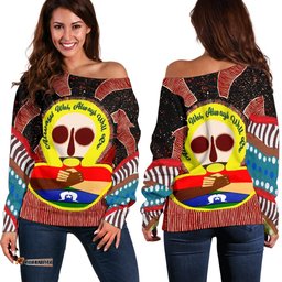Aboriginal and Torres Strait Islander Off Shoulder Sweater Naidoc Style
