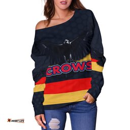Adelaide Women Off Shoulder Sweater Original Crows