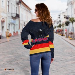 Adelaide Women Off Shoulder Sweater Original Crows