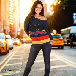 Adelaide Women Off Shoulder Sweater Original Crows