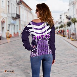 Fremantle Women Off Shoulder Sweater Dockers Simple Indigenous Freo