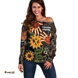 Australia Indigenous Off Shoulder Sweater You Are Not Alone