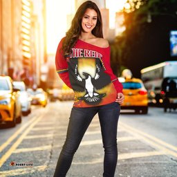 Adelaide United Women Off Shoulder Sweater The Reds