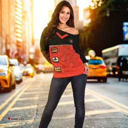 Bangalore Cricket India Off Shoulder Sweater Royal Challengers