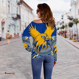 Eagles Off Shoulder Sweater West Coast Mix Indigenous