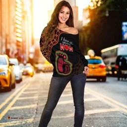 Australia Mother Day Aboriginal Off Shoulder Sweater The Greatest MOM