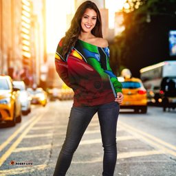 Aboriginal Women's Off Shoulder Sweater, Naidoc Week
