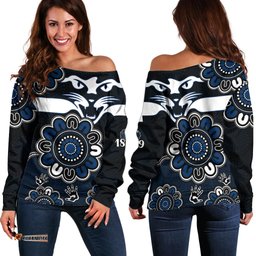 AFL Geelong Cats 1859 Aboriginal Off Shoulder Sweater