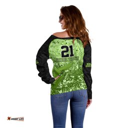 Sydney Thunder Custom Off Shoulder Sweater BBL Cricket Team 2024