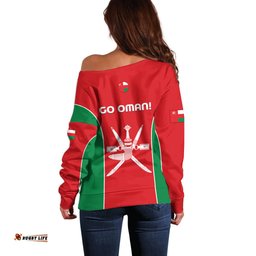 Oman Cricket Off Shoulder Sweater Dynamic Version 2023