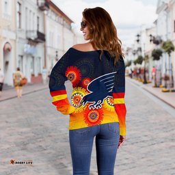 Adelaide Crows Special Style Women's Off Shoulder Sweater