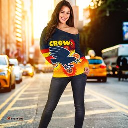 Adelaide Crows Special Style Women's Off Shoulder Sweater