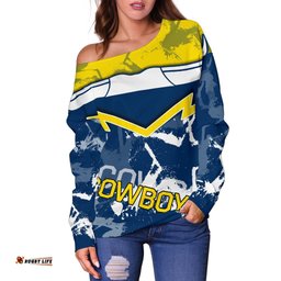 Cowboys Women's Off Shoulder Sweater