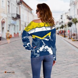 Cowboys Women's Off Shoulder Sweater