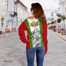 Australia Christmas Women's Off Shoulder Sweater Merry Christmas Koala