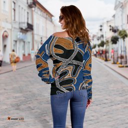 Parramatta Off Shoulder Sweater Eels Indigenous Version