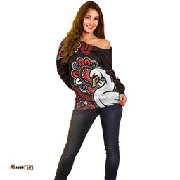 AFL Sydney Swans 1874 Aboriginal Off Shoulder Sweater 02