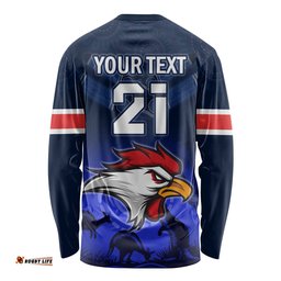 Custom Rosster Easts To Win Long Sleeve T-shirt Sydney Rugby est 1908 Boomerang Indeginous