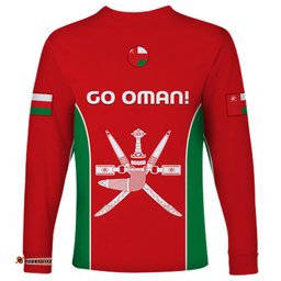 Oman Cricket Long Sleeve T-shirt Dynamic Version 2023