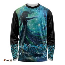 New Zealand Matariki Hiwa i te rangi Long Sleeve T-shirt Titiro ki nga Whetu Wishing Star
