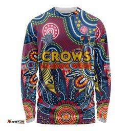 Personalised Lions NAIDOC Week 2024 Long Sleeve T-shirt Aussie Aboriginal Art