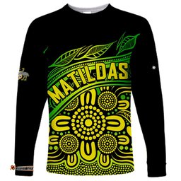 Custom Text And Number Australia Soccer Matildas Long Sleeve T-shirt
