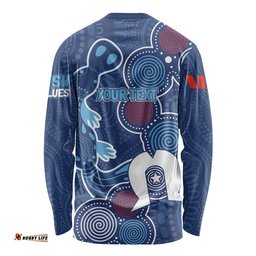 NAIDOC Week Long Sleeve T-shirt NSW Blues Platypus