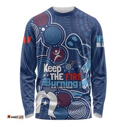 NAIDOC Week Long Sleeve T-shirt NSW Blues Platypus