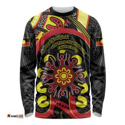Australia Indigenous Children's Day Long Sleeve T-shirt Strong In Culture Stronger Together Aboriginal Art